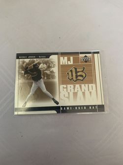 Michael Jordan game used bat