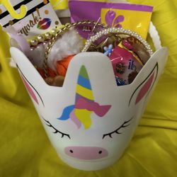 Unicorn Easter Basket Candy Hair Accessories 