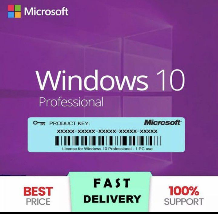 Microsoft Windows 10 Professional Pro 32/64 bit Product Key Activation