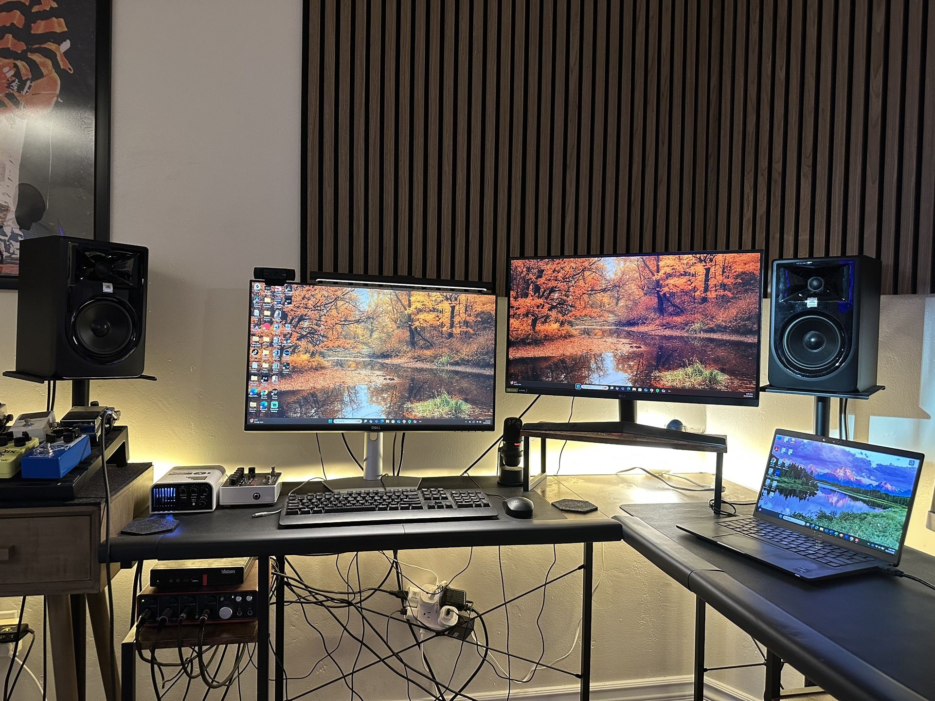 Industrial L-Shaped Desk