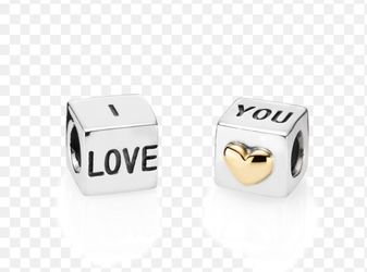 I Love You Charm 14k Gold 
