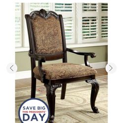 Furniture of America Bellagio Arm Chair CM3319F-AC-2PK