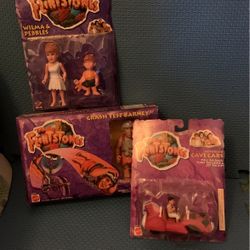Mattel The Flintstones Lot 1 Total 3