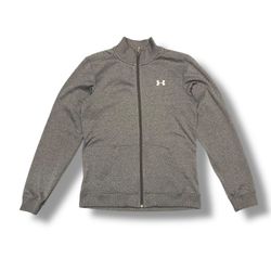 Men’s Under Armour Track Jacket Pitch Gray Size Medium