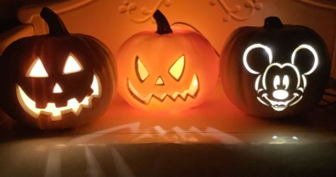 Halloween Light Up Pumpkins