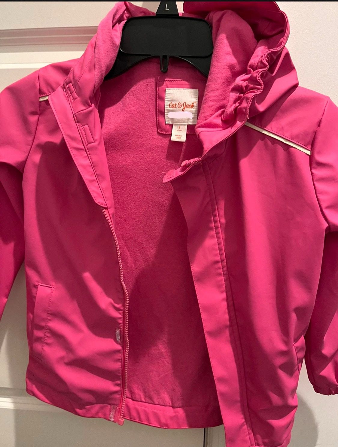 Kids Size 6 Warm Rain Jacket