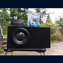 JL Audio 12 Big Ported Box Amp And Wiring Kit