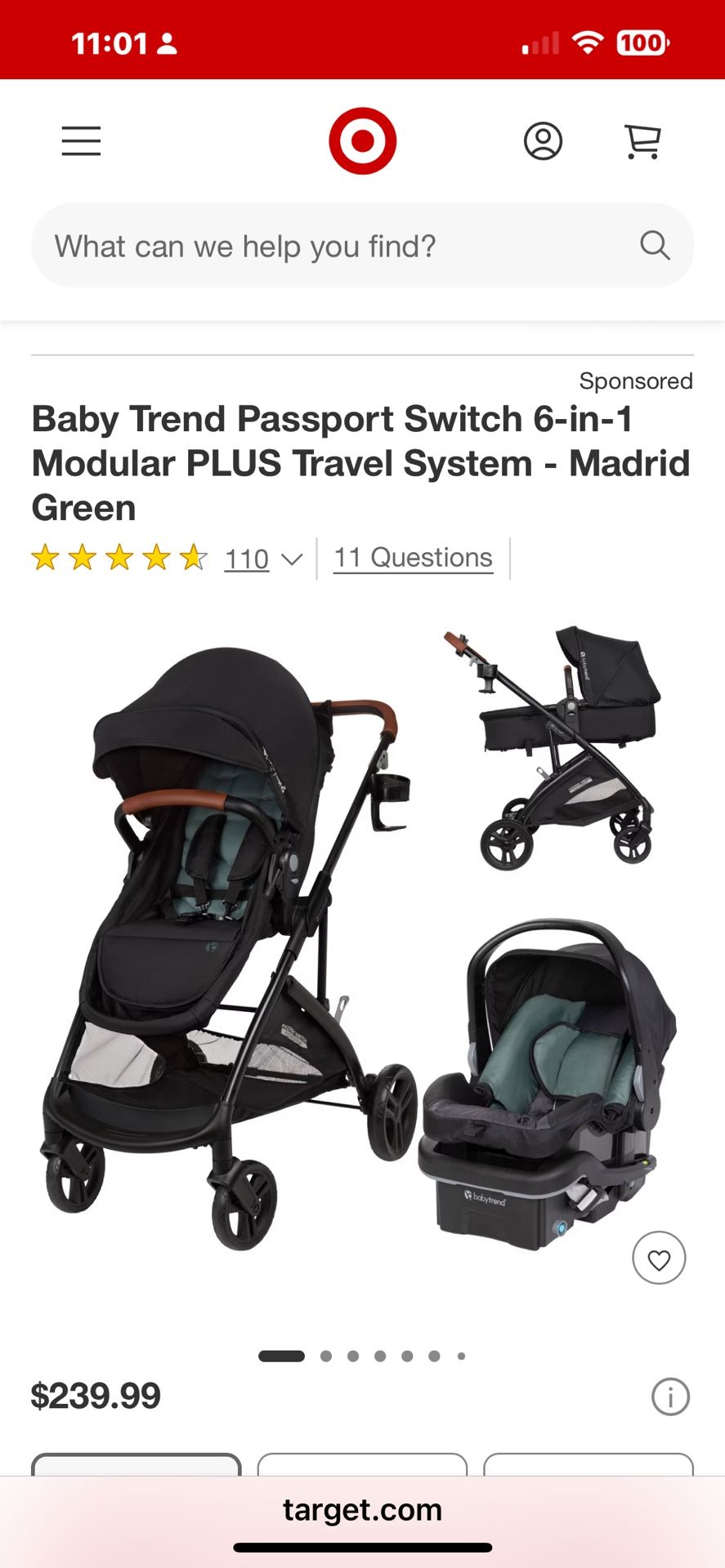 Baby Stroller From Target