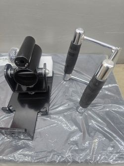2 pcs set  Exercise Machine Adjustable T Bar Row Attachment, D Row Handle  with or without Textured Rubber Handles