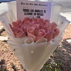 Pink Flowers/ Rosas Lv 