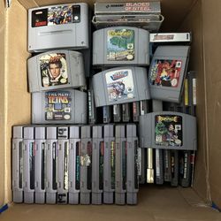 N64 Super Nintendo And NES Games For Trade
