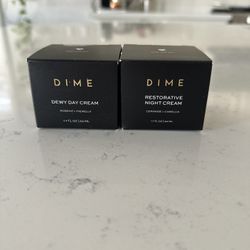Dime - Restorative Night Cream & Dewy Day Cream - Brand New in Box