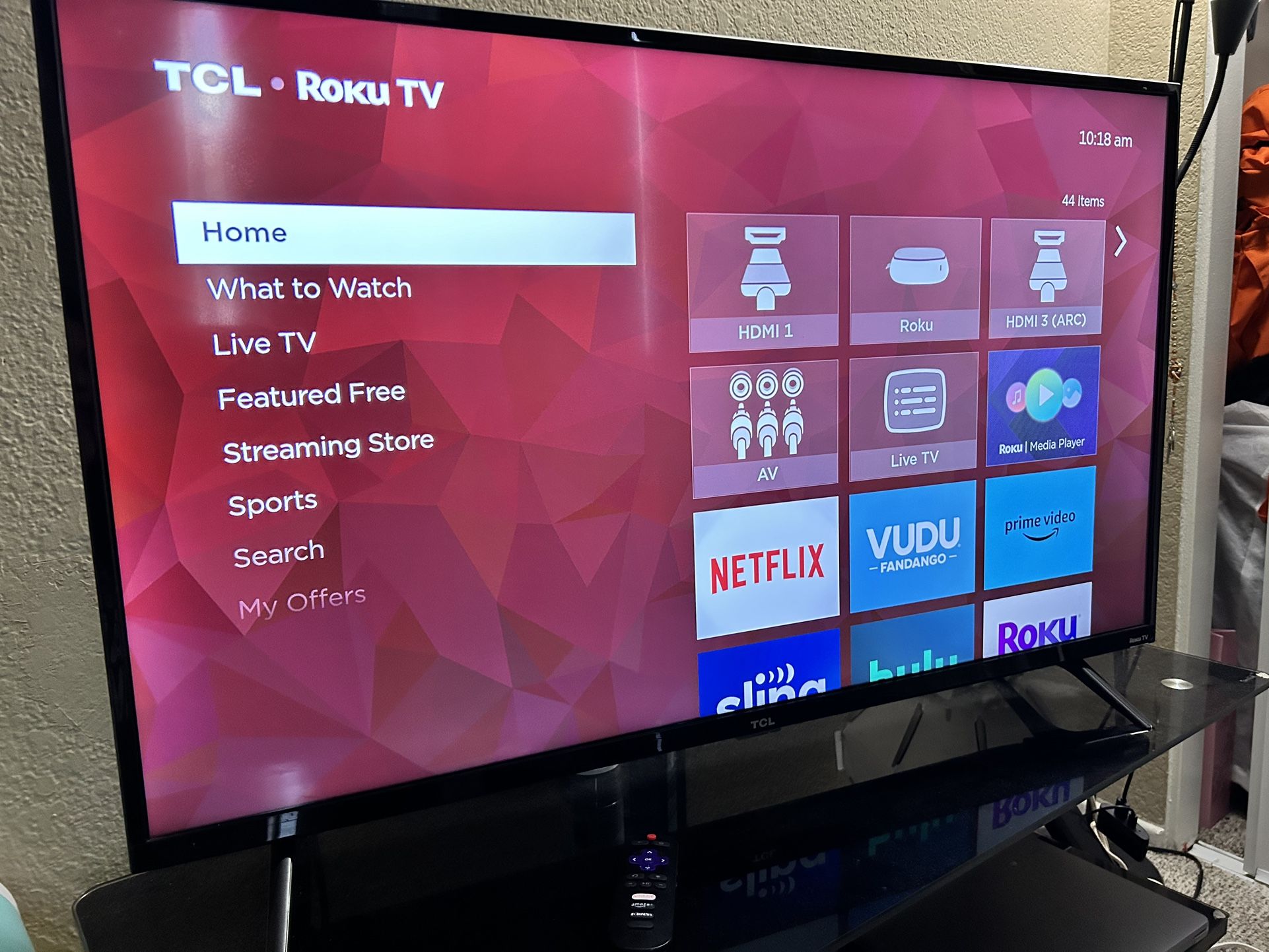 Tcl 40 Inch TV With Roku Express