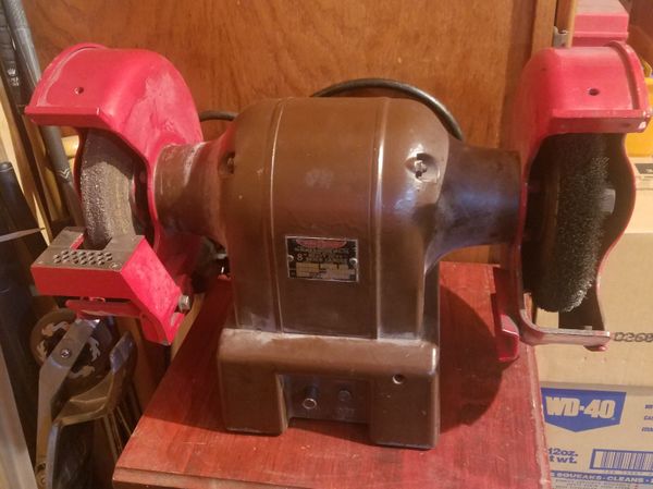 Excellent Running Vintage Black Decker 8 Inch Bench Grinder For