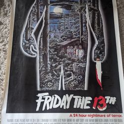 Original Friday The 13TH Poster 
