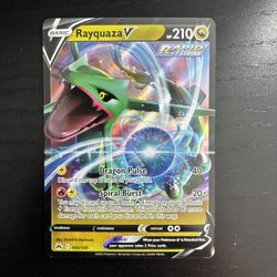 Pokemon Card Rayquaza V Full Art