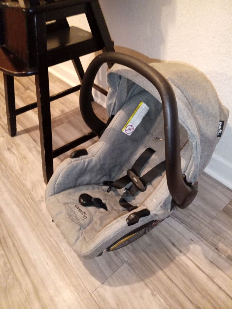 Highchair & Evenflo Carseat