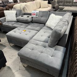 SECTIONAL (couch, sofa) !!NO CREDIT NEEDED !! TAKE IT HOME TODAY!! 🚛 SAME DAY DELIVERY AVAILABLE 🚚 Se Habla Español