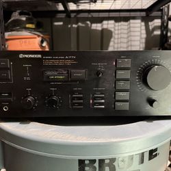 Pioneer A-77X stereo amplifier.