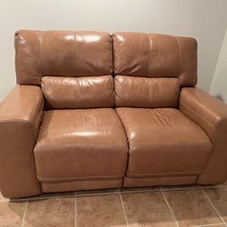 Small Leather Couch 