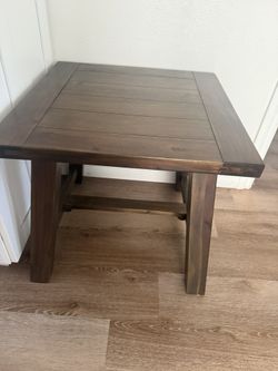 Wood Side Table