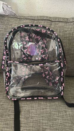 New Clear butterfly backpack