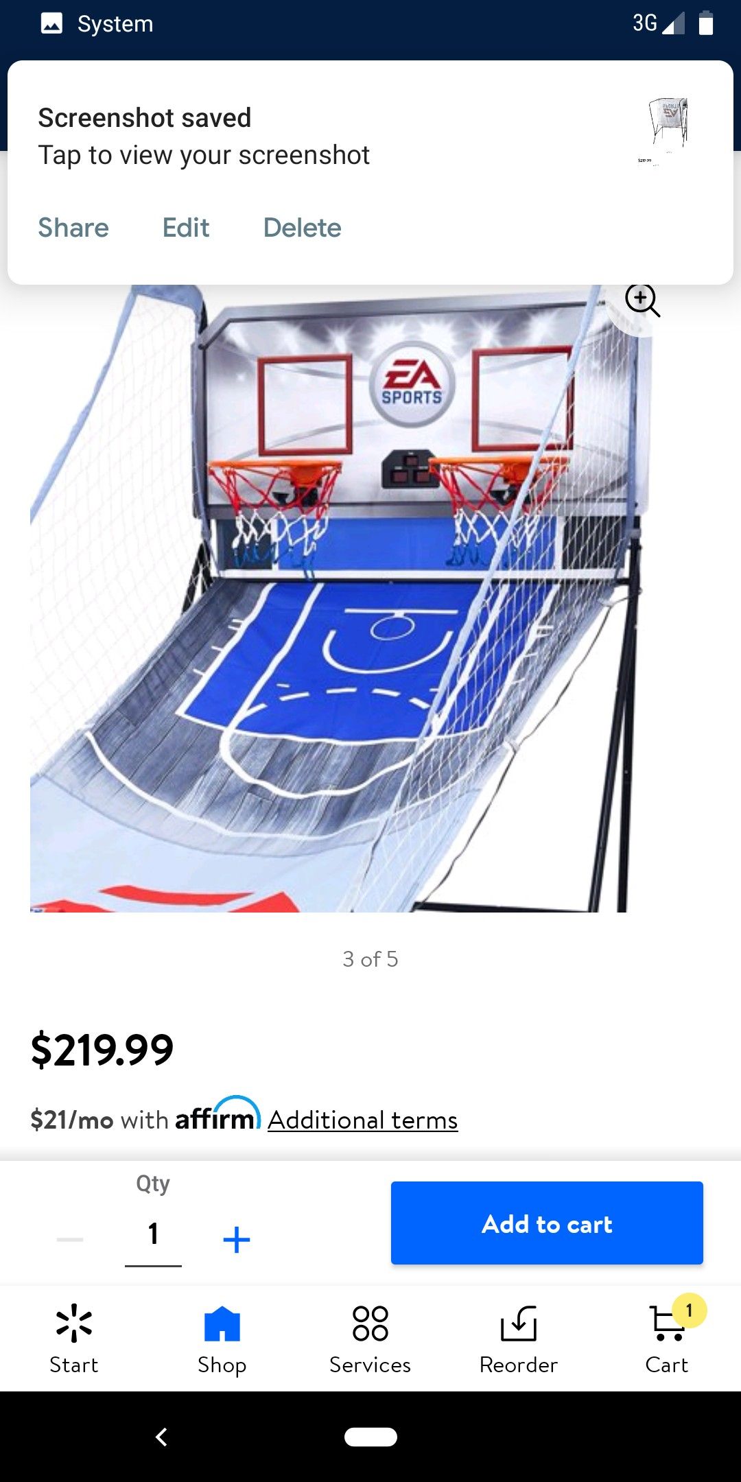 Double action basket ball hoop brand new
