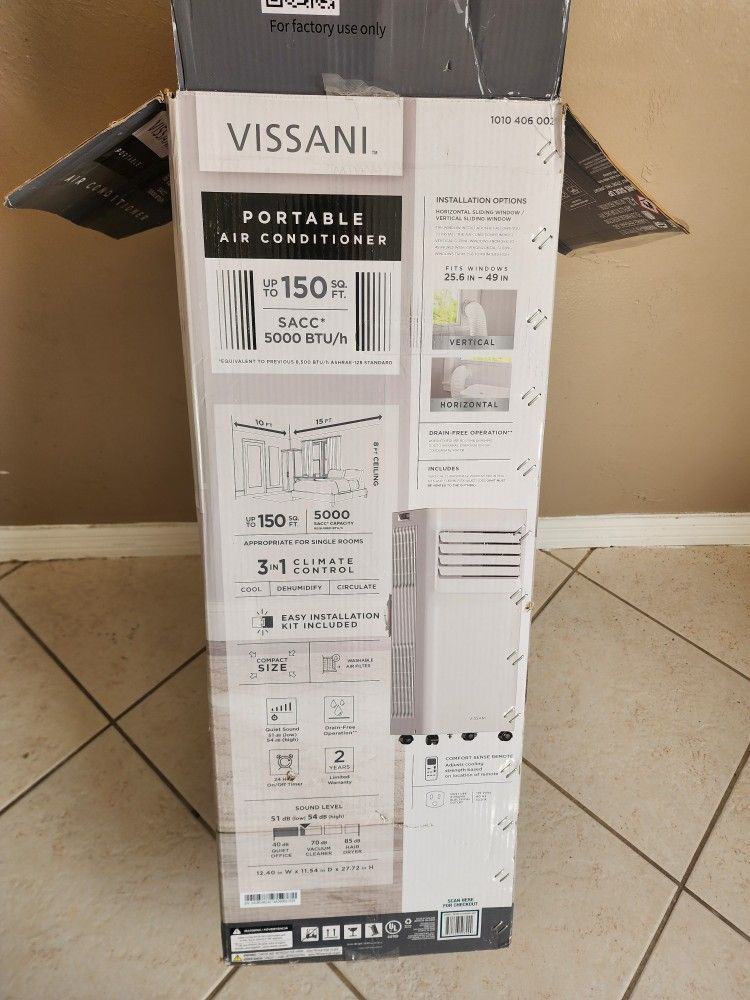 vissani portable ac