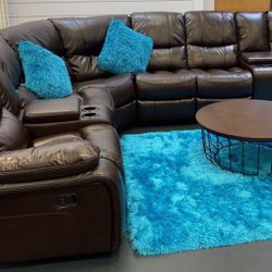 COMFY NEW MADRID RECLINING SECTIONAL SOFA ON SALE ONLY $1299. IN STOCK SAME DAY DELIVERY 🚚 EASY FINANCING 