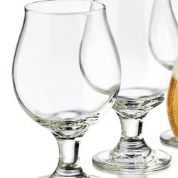 Glasses Libbey 12 Piece Hard Cider McIntosh Drinkware Set, Clear
