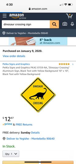 Dinosaur crossing dign