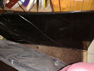 Broken flat screen tv