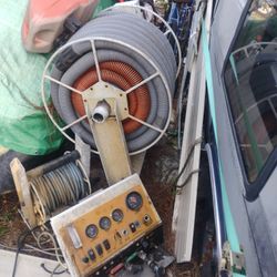 Carpet Cleaning Hose And Reel Plus Other Carpet Cleaning Carts