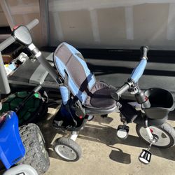 Eoowoy Toddler trike + Stroller Push