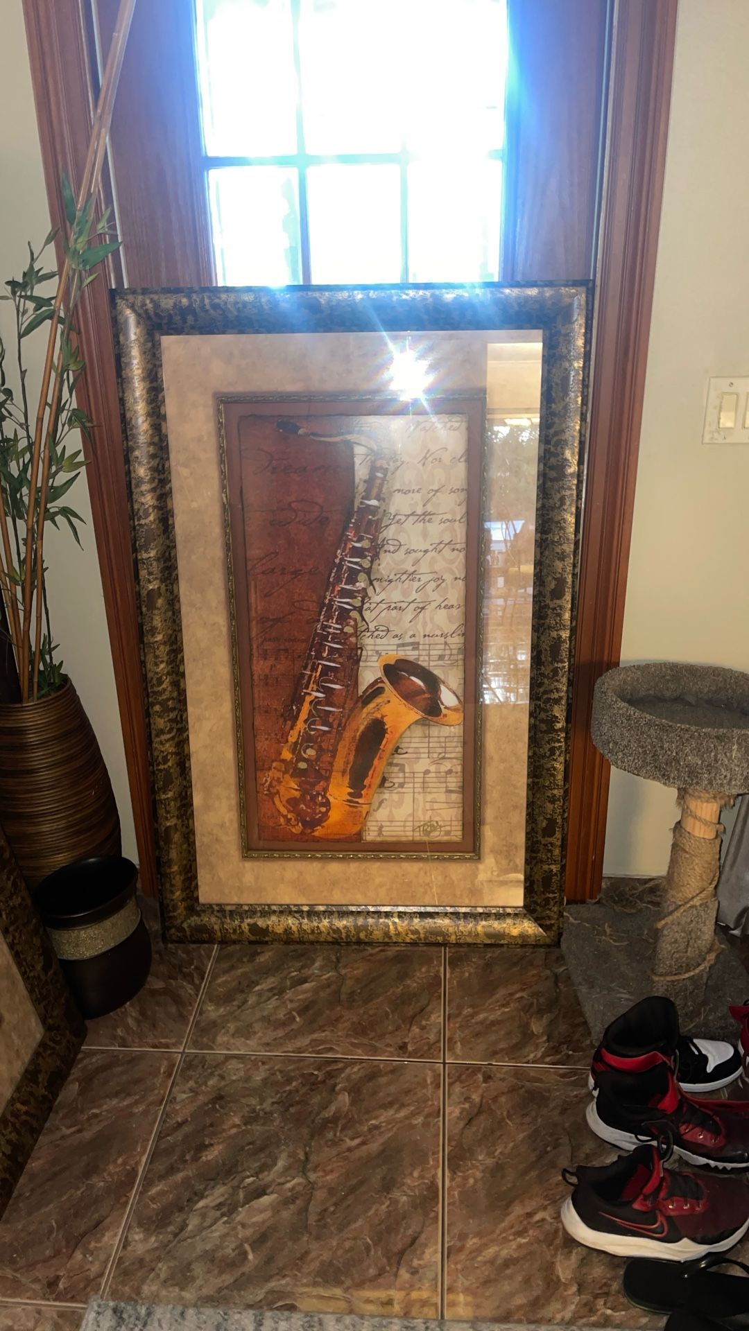 Saxophone And Violin Paintings