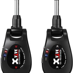 Xvive U2 Guitar Wireless System with Transmitter and Receiver for Electric Guitars Amp Bass Violin
