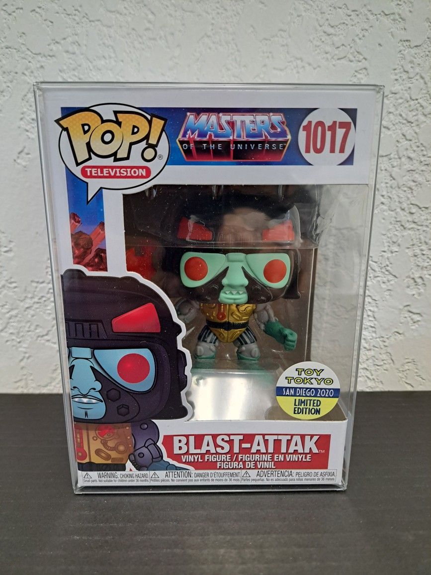 Funko Pop Masters of the Universe Blast-Attak 1017 Toy Tokyo SDCC 2020 Exclusive