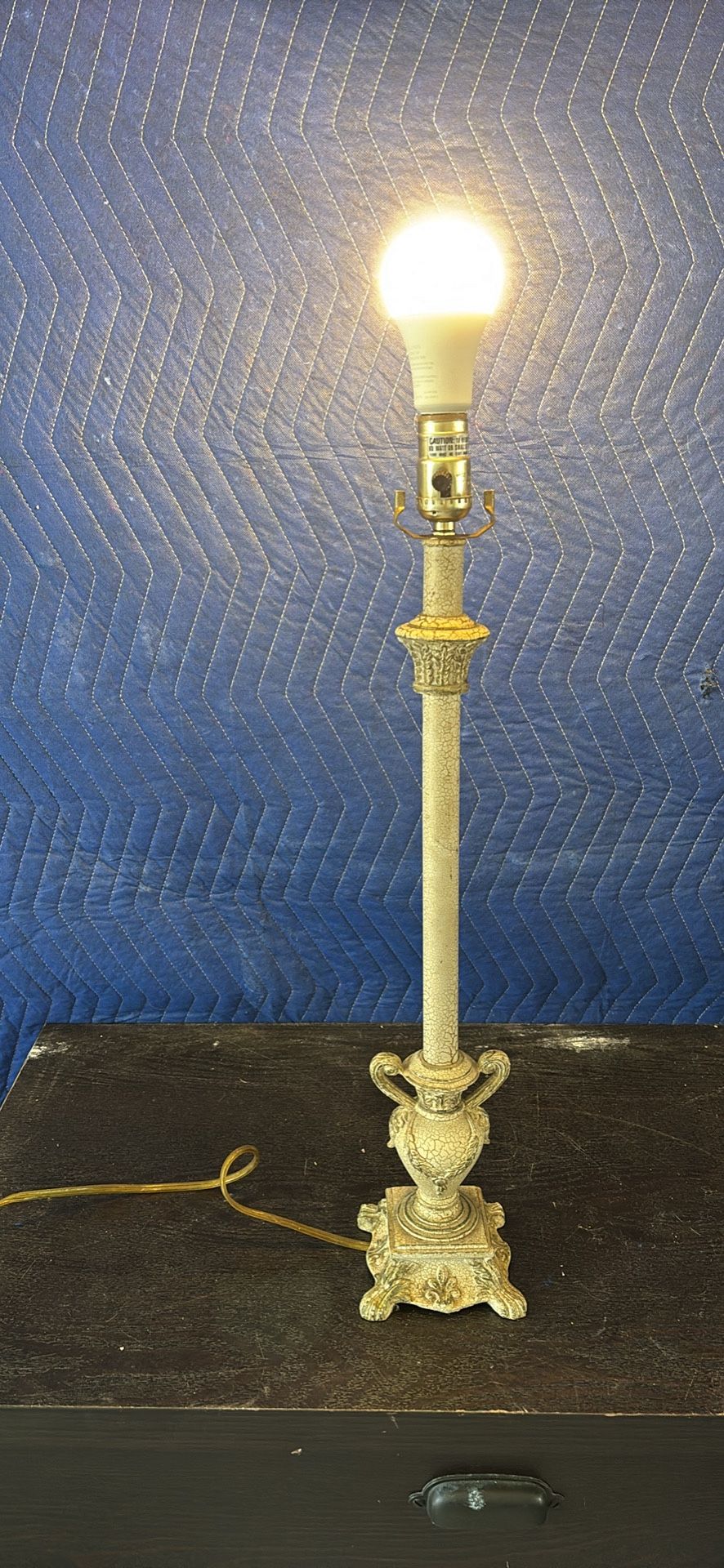 Vintage Urn Style Lamp By BERMAN