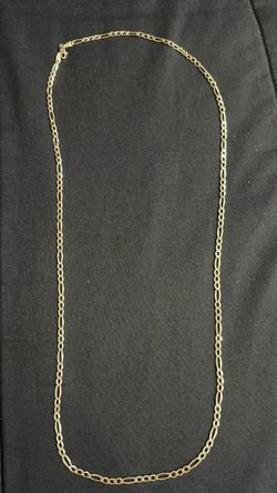 10k gold Figaro chain