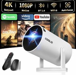 Mini Projector Support 4K W/ Apps