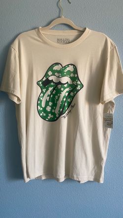 Lucky brand the Rolling Stones green clover