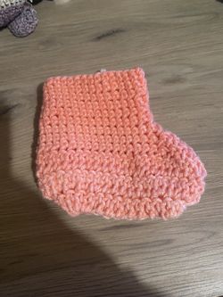 Pink Ombré Baby Booties (6-9mon)