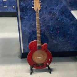 Heli Arc Red Tail Bomer Aluminum Guitar