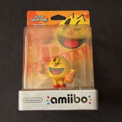 Super Smash Bros Pac Man Amiibo 