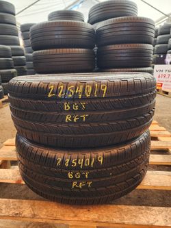 225 40R 19 BRIDGESTONE TURANZA LS100 RUN FLAT 2254019 USED TIRES (PAIR) MOUNT BALANCE INCLUDED