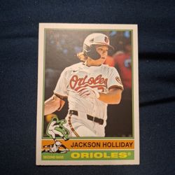 Update Series Jackson Holiday Baseball Card