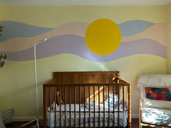 west elm x pbk Mid-Century 4-in-1 Convertible Crib with Toddler Conversion Kit
