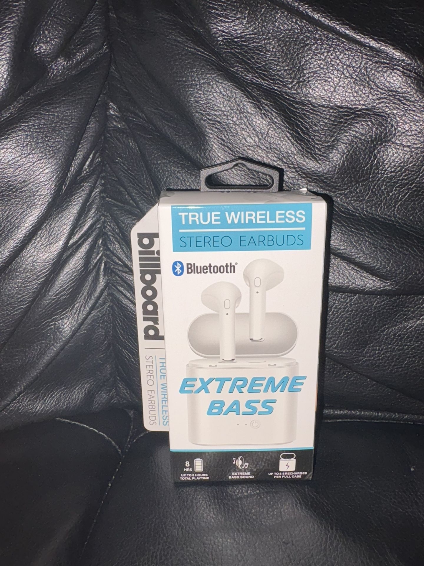 Billboard True Wireless Stereo Earbuds Bluetooth, Extended Bass, Sealed