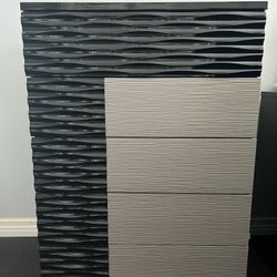 Modern 3 Drawer Dresser Clothes Storage Organizer Furniture 