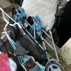 Stroller, Bed , Shoe Rack 